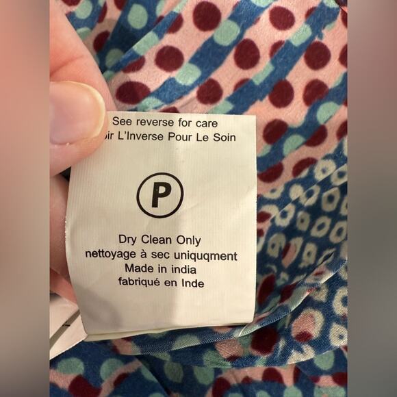 Anthropologie Bhanuni by Jyoti Onyx Top Vibrant Pattern Geo Exotic- Medium - Picture 9 of 9